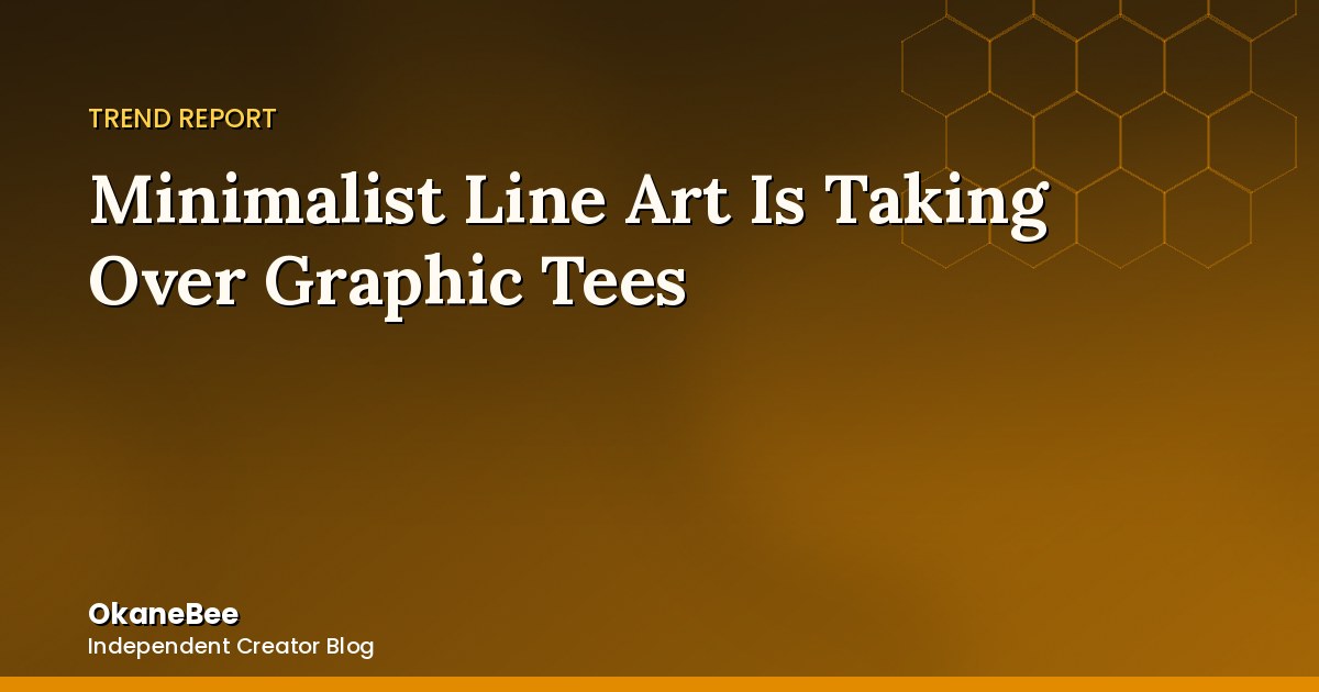 Minimalist Line Art Is Taking Over Graphic Tees